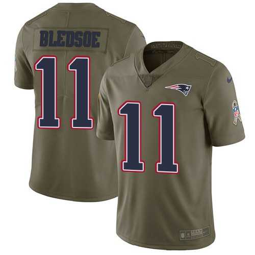 Nike Patriots 11 Drew Bledsoe Olive Salute To Service Limited Jersey Dzhi,We sell and wholesale Nike Patriots 11 Drew Bledsoe Olive Salute To Service Limited Jersey Dzhi on line form chian!